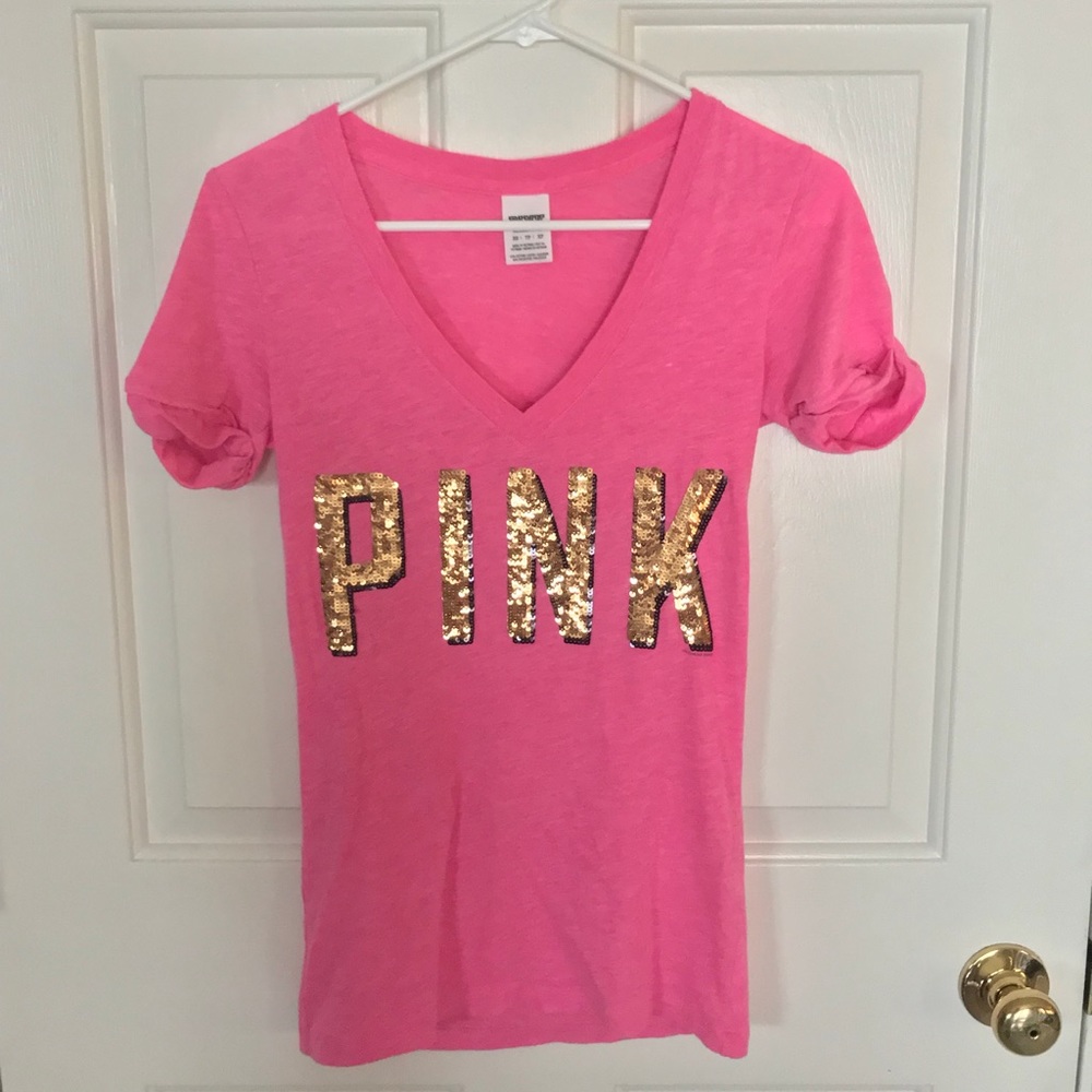 PINK Short Sleeve Top